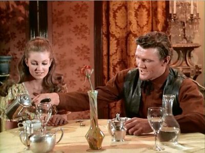 Candy and Laura (Tisha Sterling) dine together. .jpg